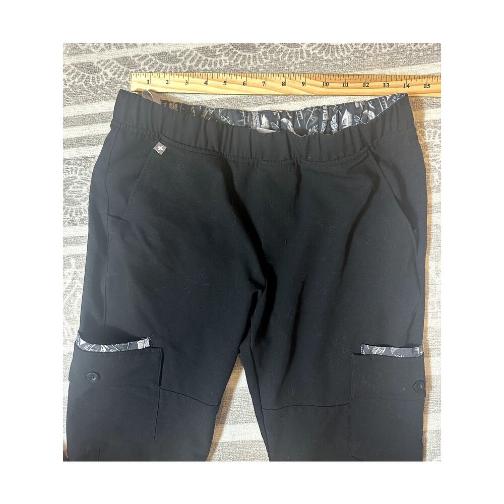 Figs Mens Black Scrub Pants Medical‎ Nurse Cargo Size Small - Picture 7 of 9